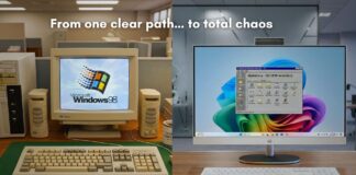 Windows app development shifted from a single stable model to multiple frameworks, pushing developers toward web apps.