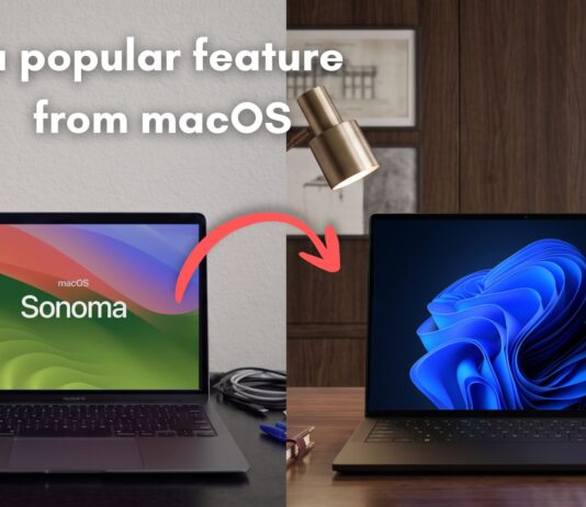 Windows gets a new tool that mimics Click wallpaper to reveal desktop functionality from macOS