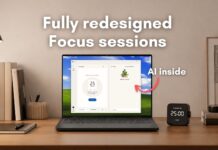 Windows 11 Clock app with AI