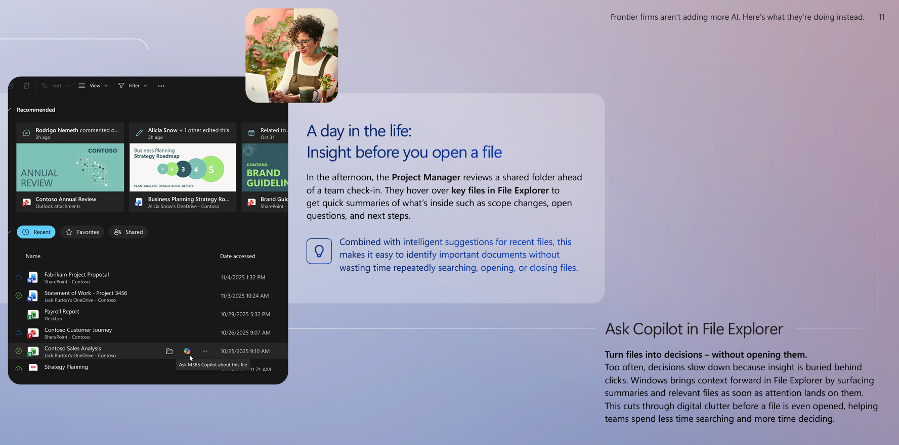 Ask Copilot in File Explorer featured in Microsoft's e-book