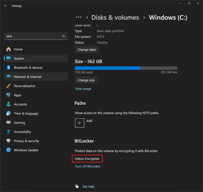 Bitlocker Screen Example Microsoft confirms Windows 11 no longer triggers BitLocker recovery ...