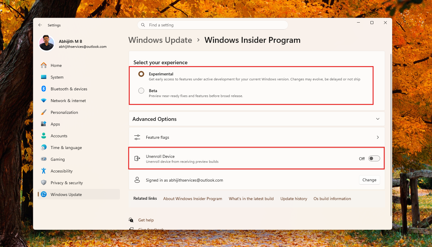 Changing channels and leaving Insider program is now easier than ever