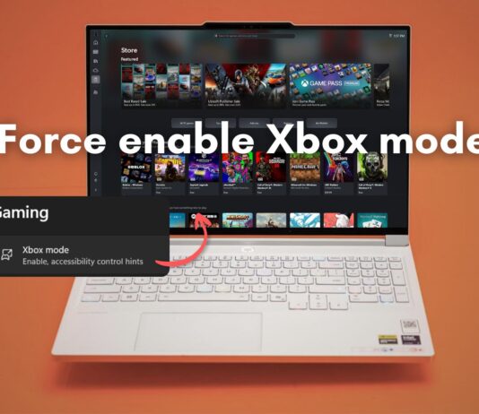 How to force enable Xbox mode if it doesn't show up in your PC after update