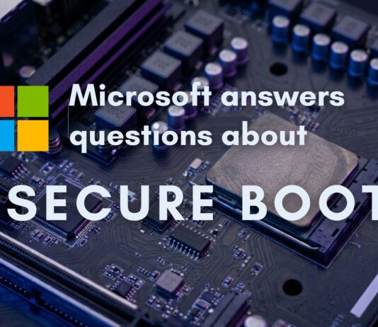 Microsoft conducted an AMA about Secure Boot