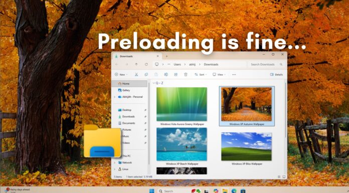 Microsoft defends preloading File Explorer and for good reason