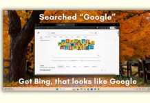 Microsoft is still spoofing Google in Bing