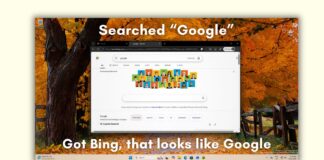 Microsoft is still spoofing Google in Bing