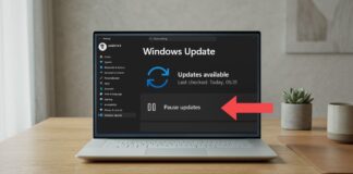Microsoft says you should temporarily pause updates while working
