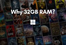 Microsoft says you will not worry about RAM if you have 32GBs of it