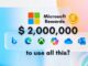 Microsoft's 1 million USD sweepstakes rewards is still live and ending soon