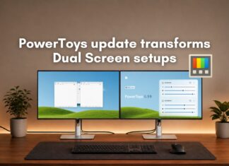 PowerToys adds Grab And Move and Power Display
