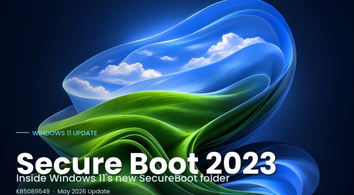 Secure Boot 2023 folder in Windows 11
