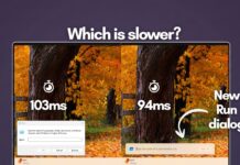 The modern Run dialog is getting backlash despite being faster
