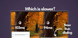The modern Run dialog is getting backlash despite being faster
