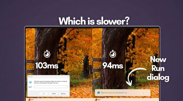 The modern Run dialog is getting backlash despite being faster