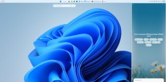 Windows 11 Copilot dock UI