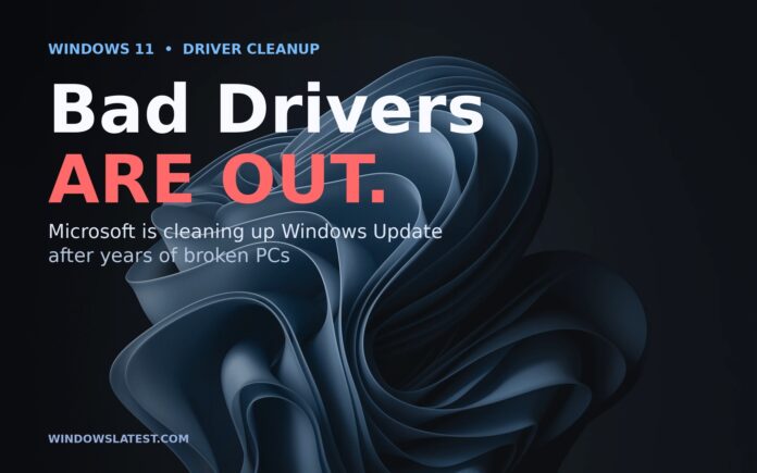 Windows 11 bad drivers in catalog