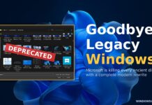 Windows 11 legacy dialog UI