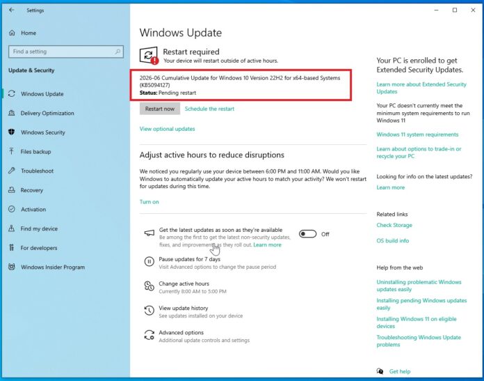 Windows 10 KB5094127 improves File Explorer search, direct download ...