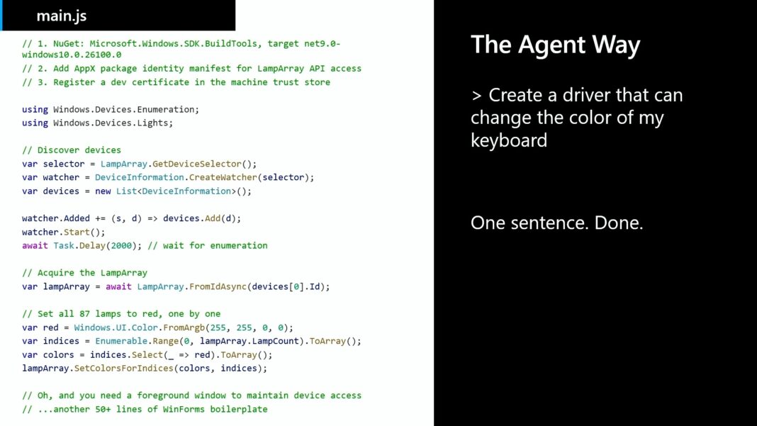 Sentence On Windows Watch: Microsoft shows off how AI features can customize your Windows ...