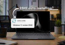 Microsoft is force installing Windows 11 25H2 ahead of 26H2 release All eligible Windows 11 devices running a Home or Pro version will be updated to 25H2 automatically