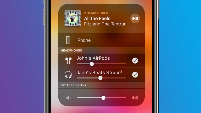 Apple's audio sharing feature is only available in iPhones and iPads, not MacBooks