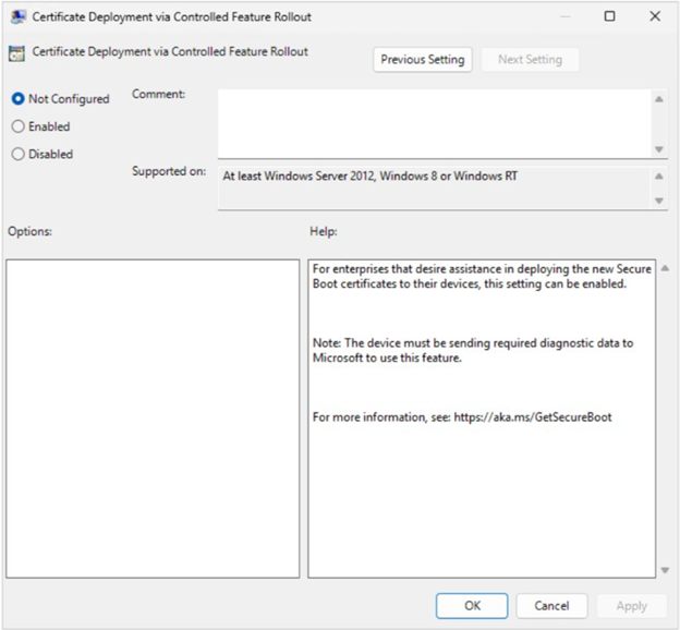 Certificate Deployment via Controlled Feature Rollout