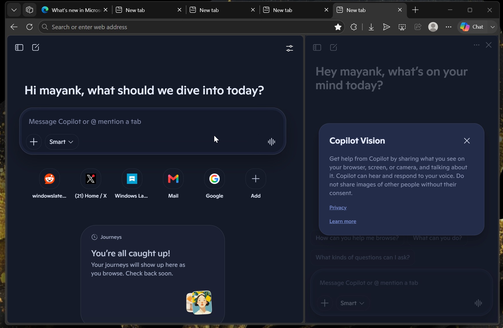 Copilot in edge