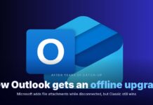 Outlook offline upgrade for Windows 11