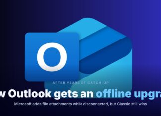 Outlook offline upgrade for Windows 11