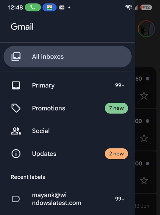 Gmail all inboxes