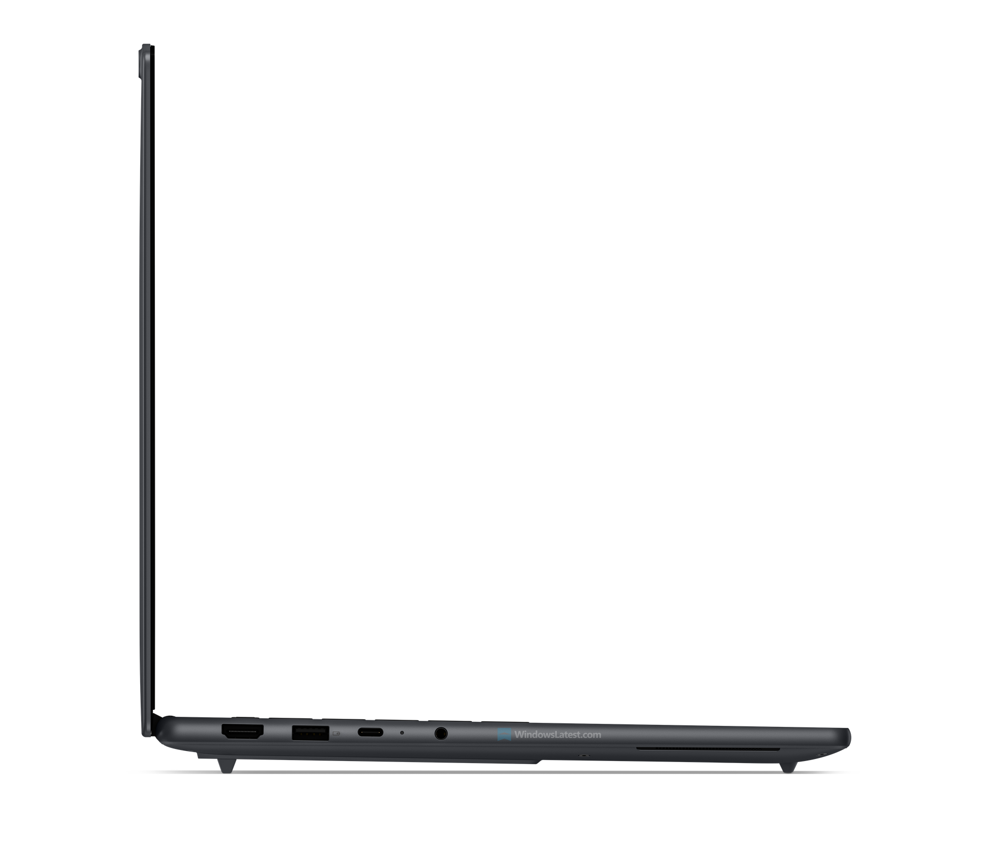 Left side ports of the Lenovo Yoga Pro 9n