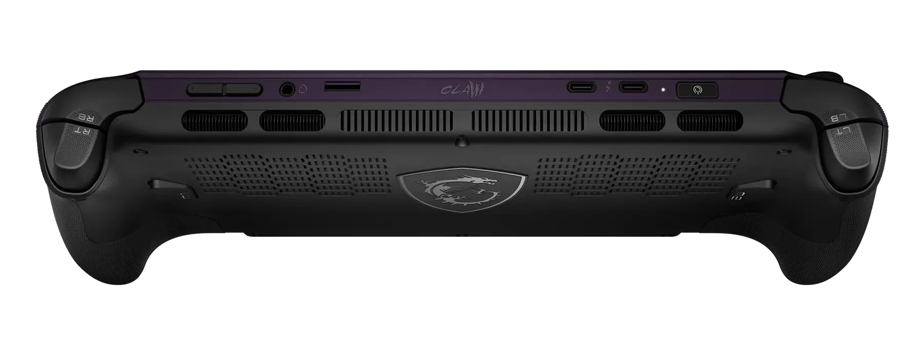MSI Claw 8 EX AI+ vents and ports
