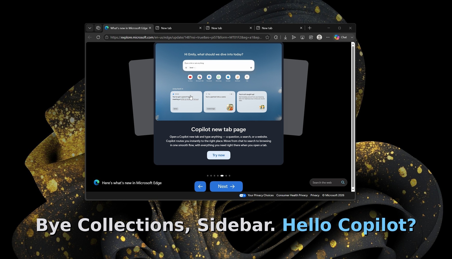 Microsoft Removes Edge's Collections And Sidebar