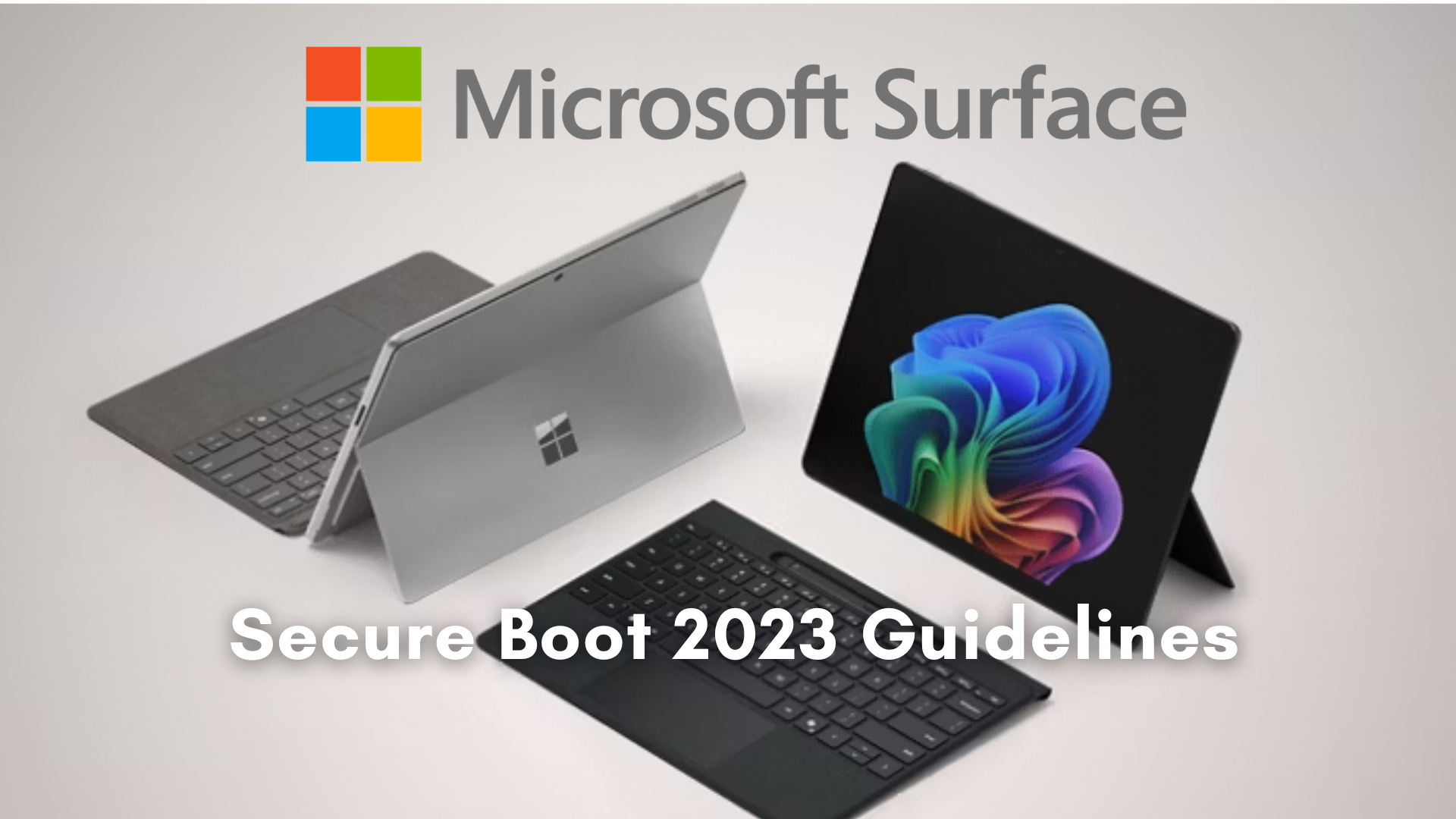 Microsoft Surface 2023 secure boot update guidelines