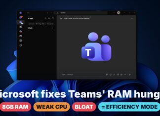 Microsoft reveals Teams can’t run well on low-RAM PCs, builds Efficiency Mode after years of bloat