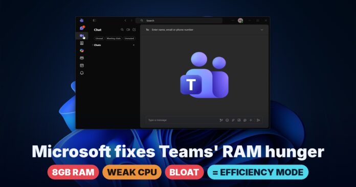 Microsoft Teams Efficiency mode