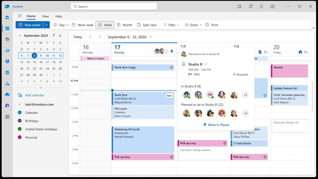 Microsoft Teams location monitoring
