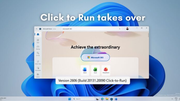 Microsoft is ending support for the Store version of Microsoft 365 apps, urging users to switch to the more capable Click-to-Run installer.