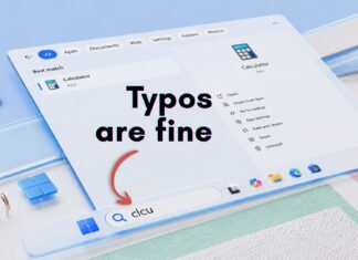 Microsoft says Windows Search now shows the correct app even if you misspell