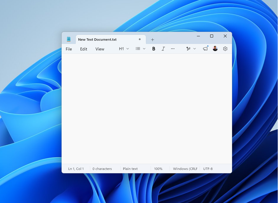 Notepad receives updates