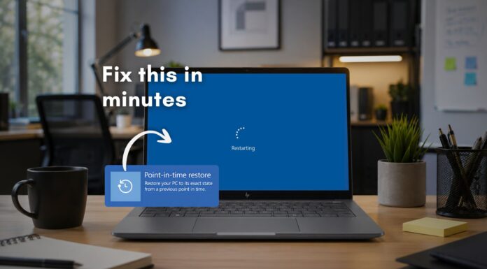 Point-in-time restore helps you fix boot loops quickly in Windows 11
