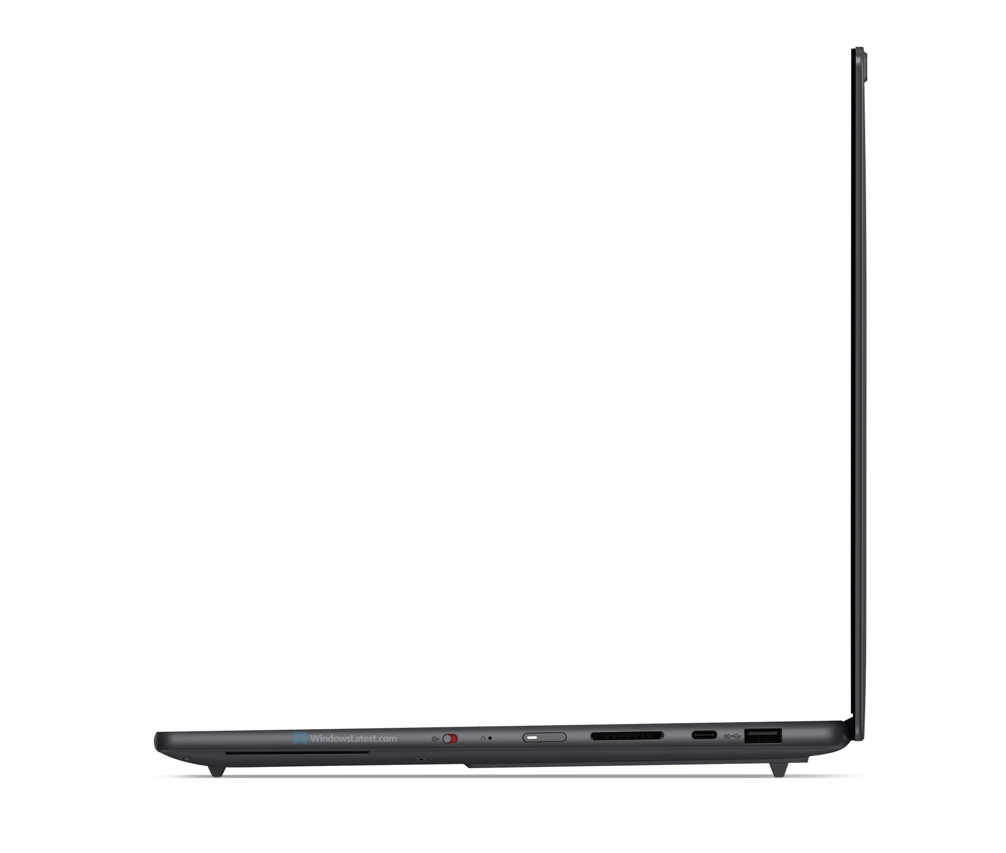 Right side ports of the Lenovo Yoga Pro 9n