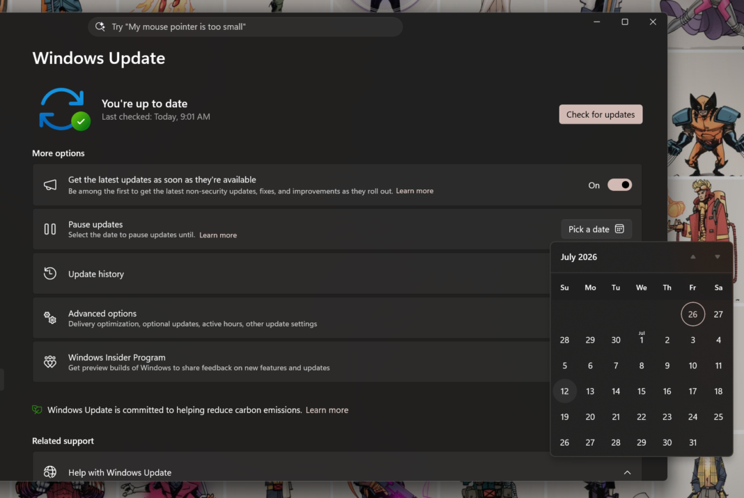 Microsoft just killed Windows 11's forced updates with new calendar ...