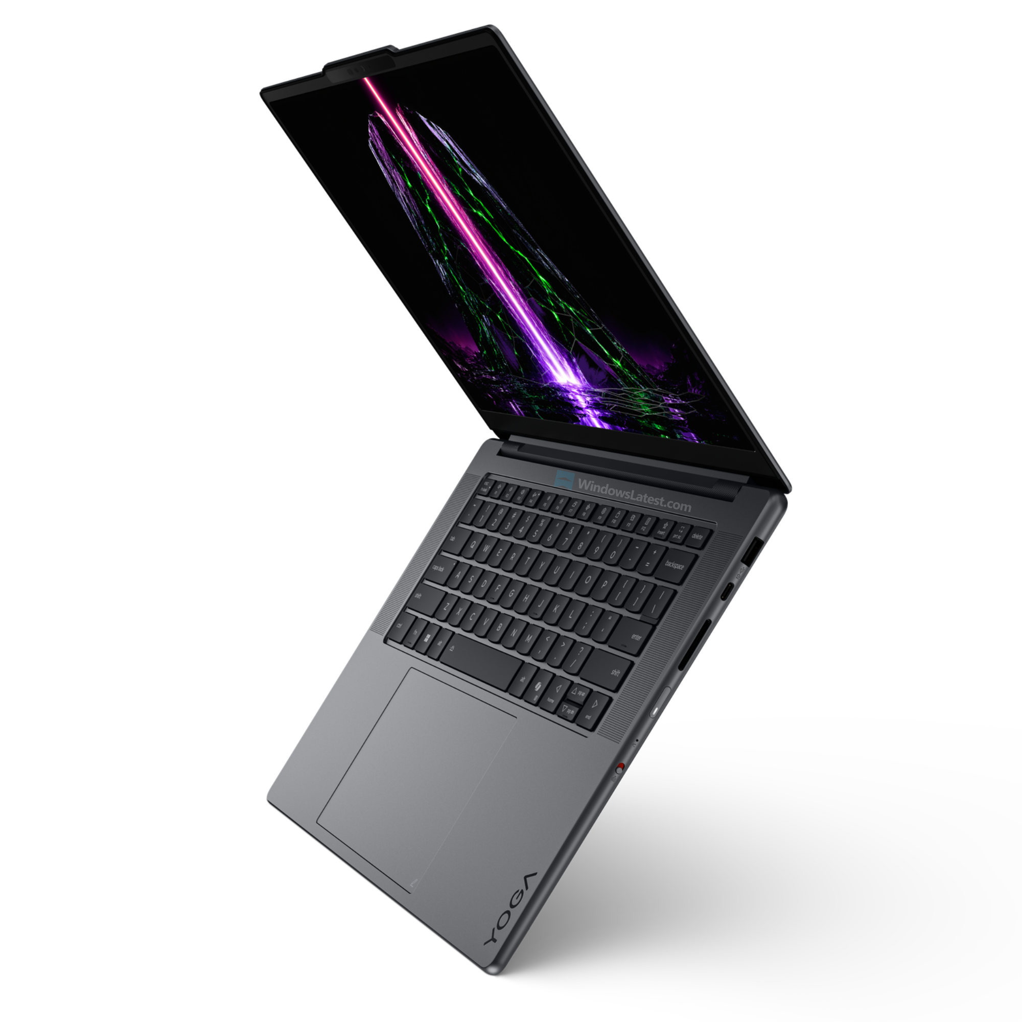 Side profile of the Yoga Pro 9n