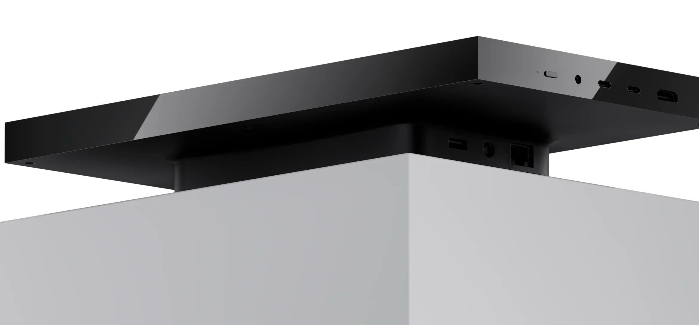 Surface RTX Spark Dev Box on a white platform
