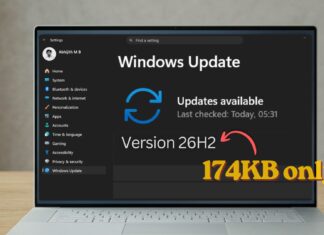 The big Windows 11 version update for 2026 is only 174KB
