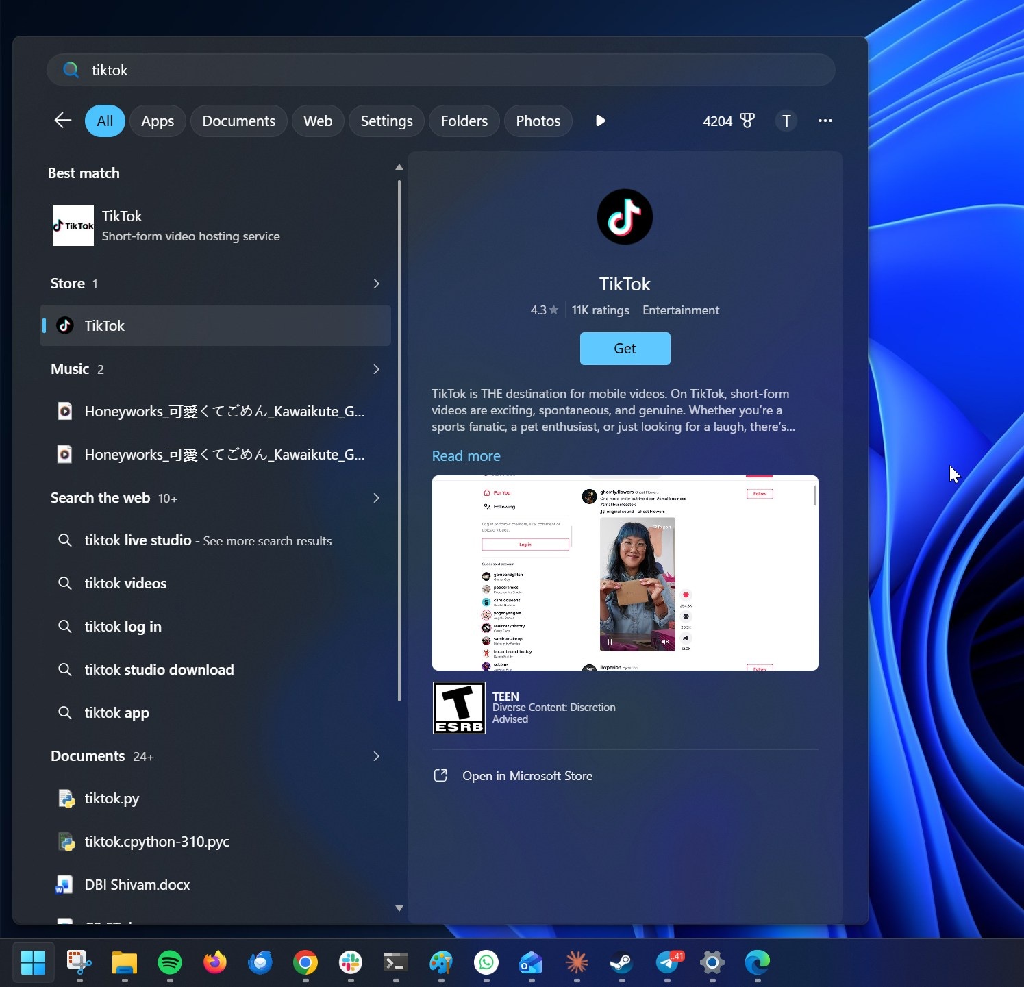 TikTok For Windows