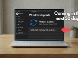 Top 5 features coming to Windows 11 PCs in the next 30 days