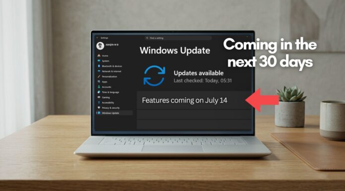 Top 5 features coming to Windows 11 PCs in the next 30 days